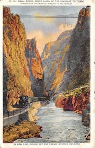 The Royal Gorge Canyon Colorado, USA Railroad, Misc. 1930 