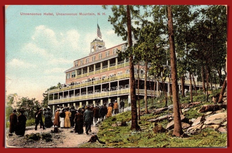 New Hampshire, Uncanoonuc Mountain - Uncannoonuc Hotel- [NH-371]