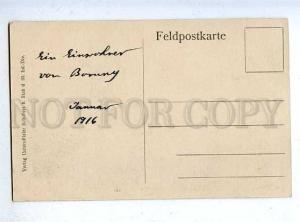 186086 WWI RUSSIAN TYPE occupation old beggar vintage postcard
