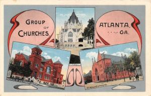 ATLANTA, GA Georgia  GRACE ST METHODIST~ST PHILLIPS~CONGREGATIONAL  Churches