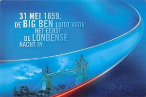 BT6043 Big Ben luidt voor het eerst de londense nacht in   England