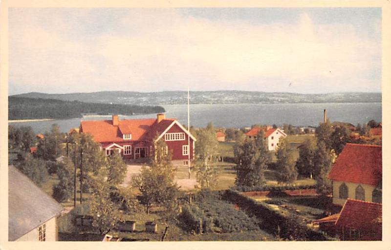 Sweden Old Vintage Antique Post Card Utsikt fran Vikarbyn Unused