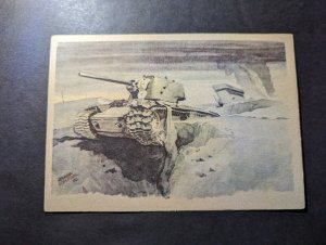 Mint Germany Military Panzer Tank Postcard Destroyed Soviet Russian Tanks