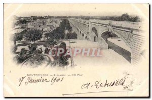 Postcard Old Montpellier Aqueduct