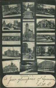 Syracuse NY Multi View c1905 Postcard