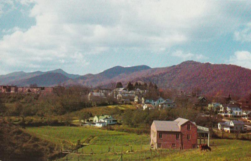 North Carolina Waynesville Panoramic View