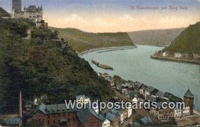 Burg Katz Goarshausen Germany Unused 