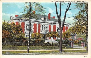 Governor's Mansion Columbus, Ohio OH Postcard