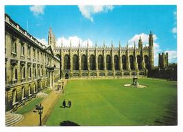 UK Cambridge King's College Chapel and Gibbs Building Vtg 4X6 Postcard