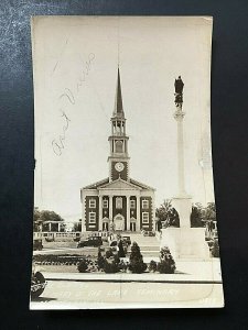 Postcard RPPC Early View of St. Mary of the Lake Seminary in Mondelein, IL   aa1