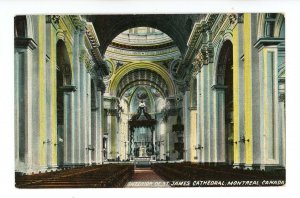 Canada - QC, Montreal. Basilica- St. James Cathedral, Interior