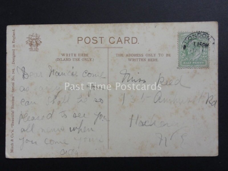 Poppies Postcard FROM THE CORNFIELD c1908 by Misch & Co  - Donation to R.B.L.