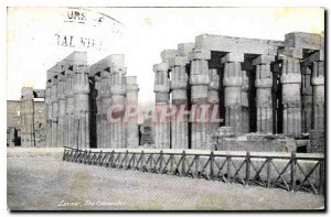 Postcard Ancient Egypt Egypt Luxor The colonnades