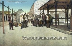 The Gibraltar Fish Market Gibraltar German Postcard Germany Post Card