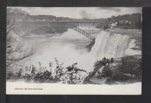 American Falls From Goat Island,Niagara Falls,NY Postcard 