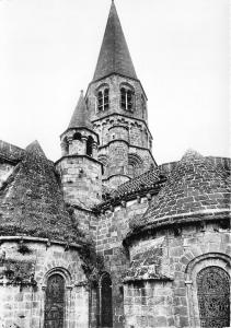 BR7775 Le Dorat Abside de l Eglise Collegiale  france