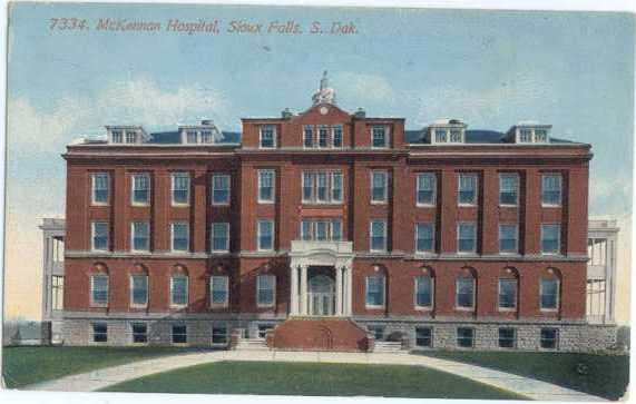 D/B McKennab Hospital in Sioux Falls South Dakota SD