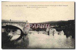 Old Postcard Militaria The Bridge Ferte sous Jouarre destroyed by the French ...