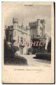 Old Postcard Auvergne Pradeaux Chateau La Grange Fort