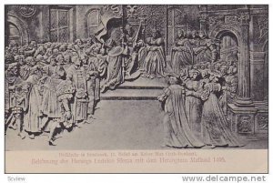 Mural, Hofkirche in Innsbruck, Relief am Kaiser Max Grab-Denkmal, Tirol, Aust...