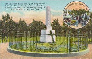 South Dakota Black Hills Monument To The Memory Of Henry Weston Smith The Pre...