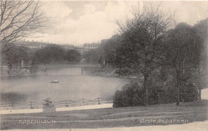 KOBENHAVN DENMARK DANEMARK OPSTEDSPARKEN POSTCARD c1910s