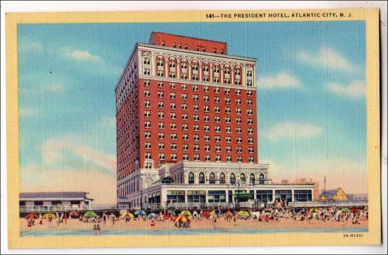 President Hotel, Atlantic City NJ