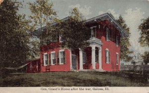 GALENA ILLINOIS IL~CIVIL WAR GENERAL GRANT'S HOME AFTER WAR~1910 POSTCARD