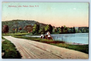 1912 Manchester New Hampshire NH Vintage Postcard Massabesic Lake Auburn Shore