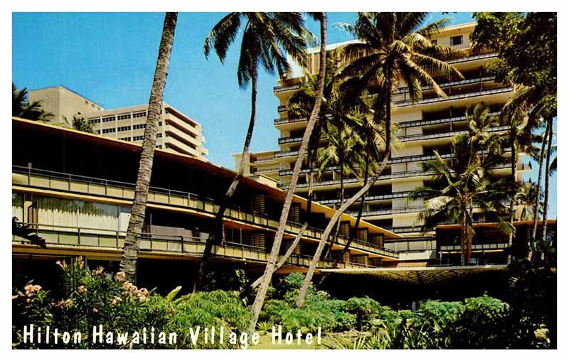 Postcard HOTEL SCENE State of Hawaii HI AS5401