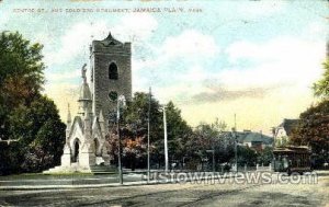Central St. & Soldiers Monument - Jamaica Plain, Massachusetts MA