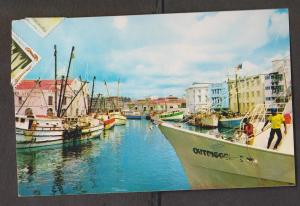 Barbados View Of The Harbour & Careenage - Used In St Lucia 1970s