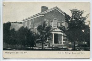 Kindergarten Mondovi Wisconsin 1910c postcard