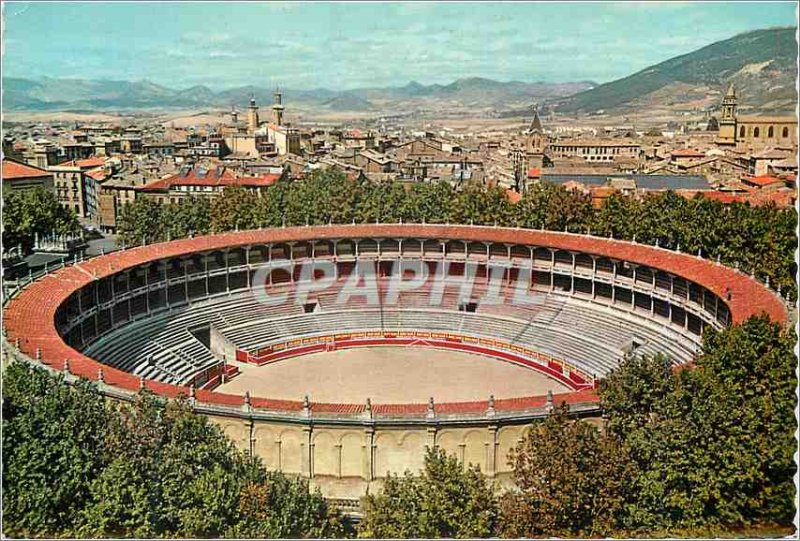 Postcard Modern Pamplona Bullring Bullfight