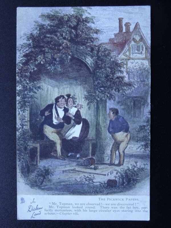 Dickens Land THE PICKWICK PAPERS Chapter viii c1905 Postcard Raphael Tuck 6012