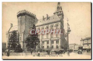 Postcard Old Angouleme Hotel de Ville