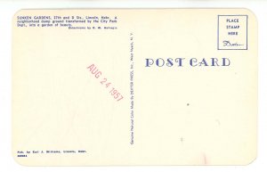 NE - Lincoln. Sunken Gardens