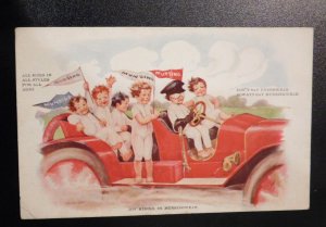 Mint USA Advertising Postcard Munsingwear Joy Riding Dont Say Underwear