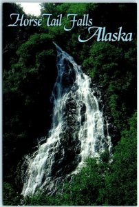 Postcard - Horse Tail Falls, Alaska