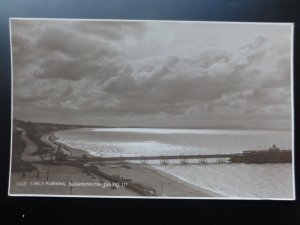 Dorset:Early Morning, Bournemouth showing Pier c1920 RP Pub by Judges