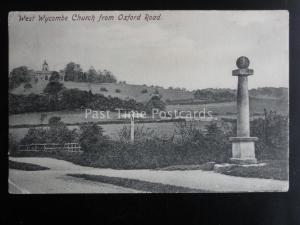 Buckinghamshire WEST WYCOMBE Church & Monument from Oxford Road