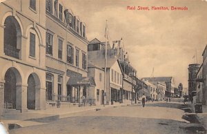 Reid Street Hamilton Bermuda Unused paper chip left bottom corner