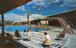 THE SANDS Las Vegas, Nevada Paradise Swimming Pool ca 1950s Vintage Postcard