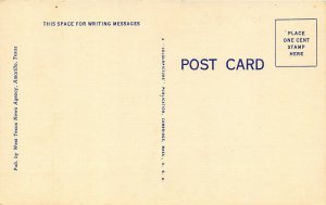 Amarillo Texas 1940s Postcard Hotel Herring