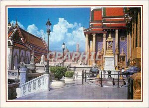 Modern Postcard the Beautiful Bangkok Most Excellent Thai Arts in a Corner of...