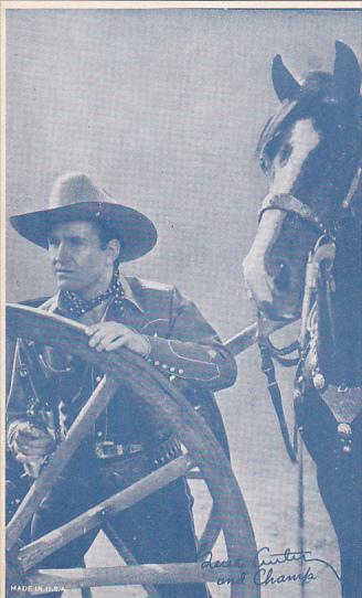 Cowboy Arcade Card Gene Autry and Champ