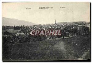 Old Postcard Alsace Elsass Lutzelhausen