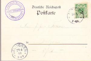 Germany - Wohlenberg Castle and Hotel 1899