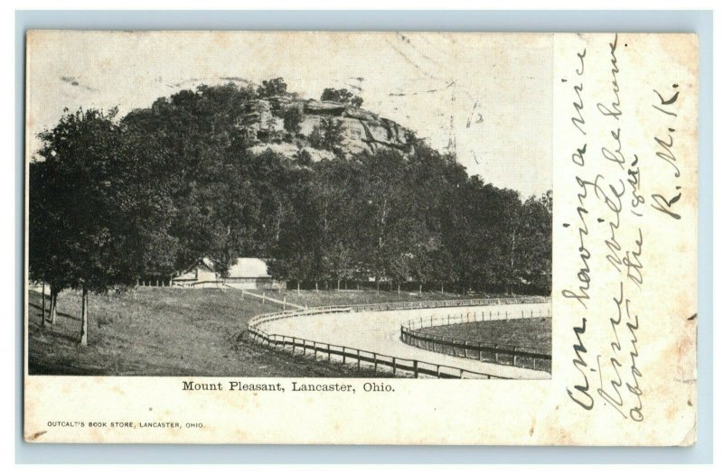 Mount Pleasant Lancaster, OH Hocking Hills Outcalt Store Postcard P16 