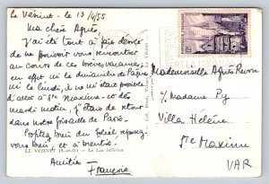 RPPC  1955  Le Vesinet   France   Postcard